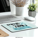 Friends Are Family Mouse Pad, Motivational Desk Decor, Friendship Gift, Inspirational Office, Home Office Accessories, Cute Mousepad - Tawshia