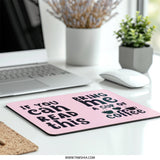 Coffee Lover Mouse Pad, Funny Desk Accessory, Office Decor, Coffee Addict Gift, If You Can Read This Bring Me Coffee Mousepad - Tawshia