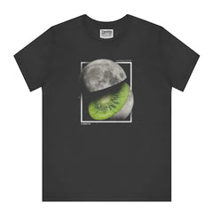 Unique Moon and Kiwi Design Graphic T-shirt product type