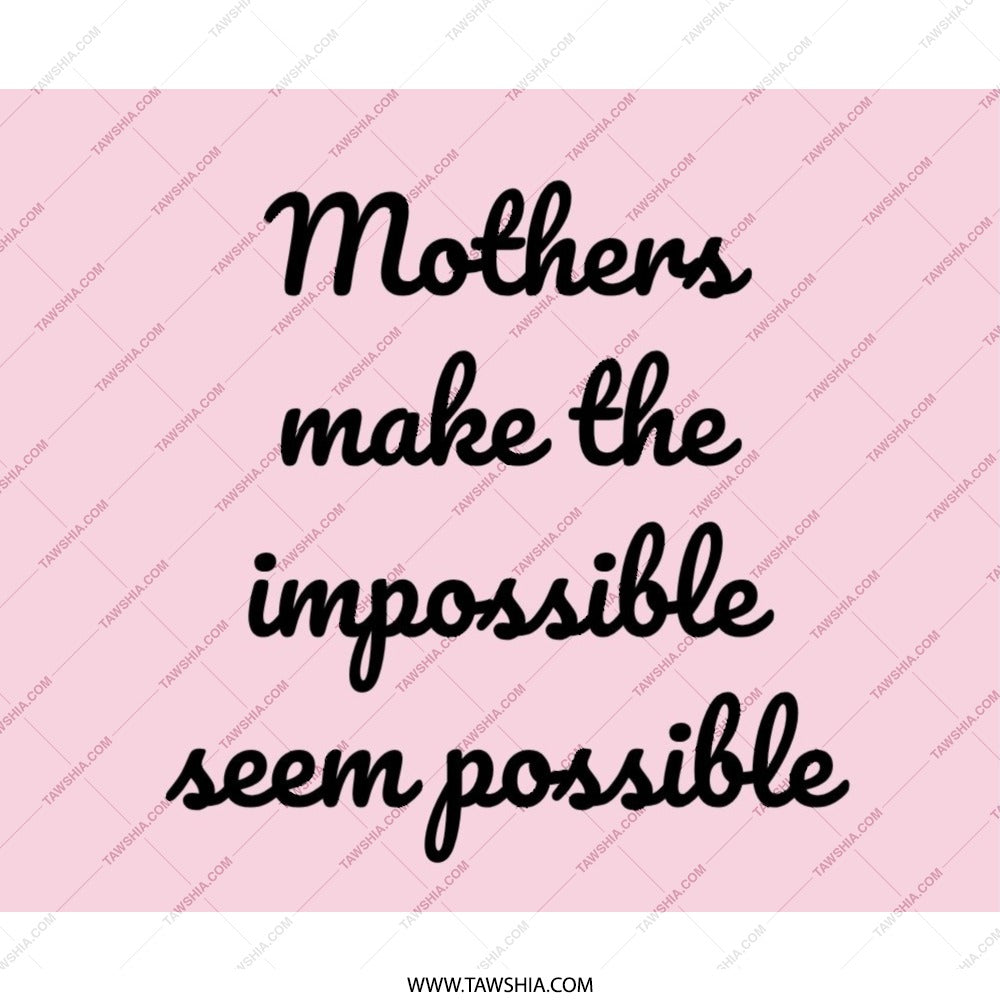 Mothers Quote Mouse Pad, Pink Mousepad, Gift for Mom, Inspirational Mouse Pad, Desk Decor, Mothers Day Gift, Computer Accessory - Tawshia