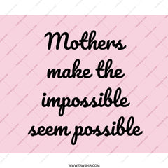 Mothers Quote Mouse Pad, Pink Mousepad, Gift for Mom, Inspirational Mouse Pad, Desk Decor, Mothers Day Gift, Computer Accessory - Tawshia