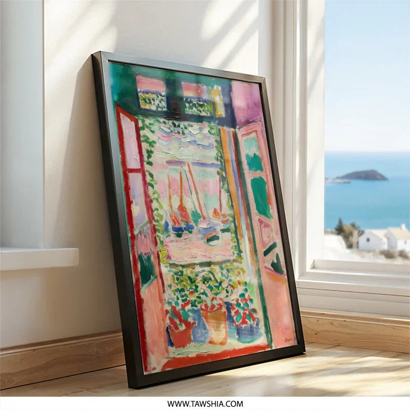 Open Window Collioure Wall Art, Henri Matisse Painting Print, Fauvism Art, Impressionist Wall Decor, Colorful Fine Art Print - Tawshia