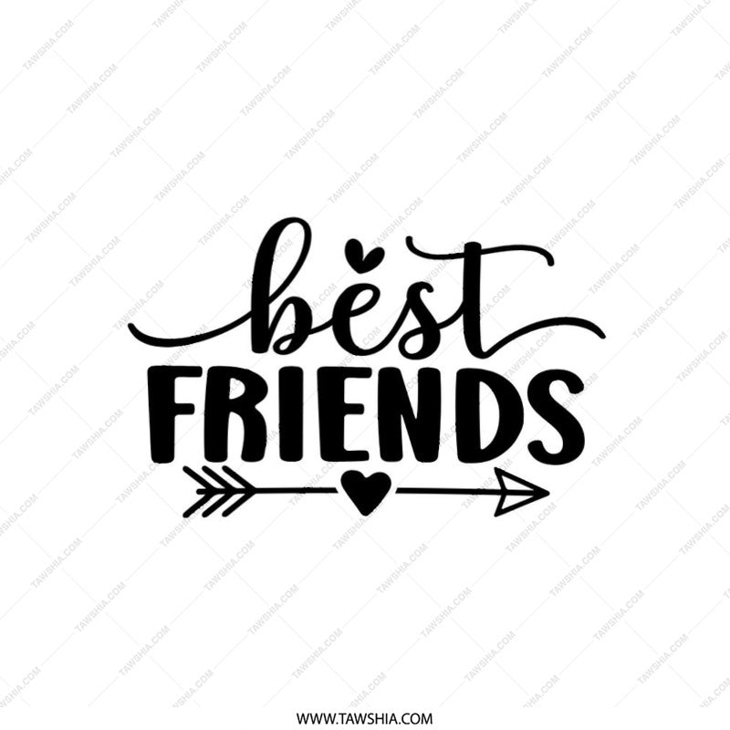 Best Friends Pillow, Friendship Gift, Decorative Pillow, Throw Pillow, Home Decor, Gift for Friend, Bestie Pillow, Gift Ideas - Tawshia