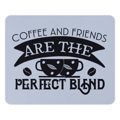Coffee And Friends Mouse Pad, Perfect Blend Design, Funny Office Decor, Coffee Lover Gift, Computer Accessory, Cute Desk Mat - Tawshia