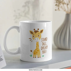 Stand Tall Dream Big Giraffe Mug product