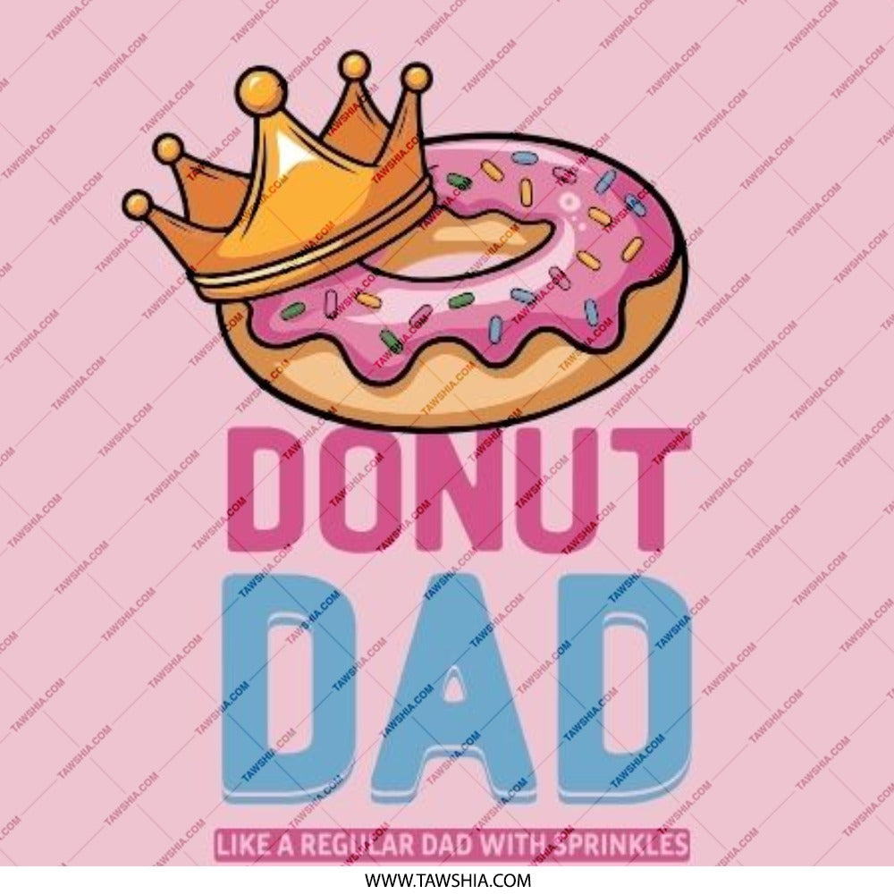 Donut Dad Pinback Button, Funny Dad Gift, Sprinkles Crown Pin, Father's Day Gift, Cool Dad Badge, Humorous Present, Dad Jokes - Tawshia