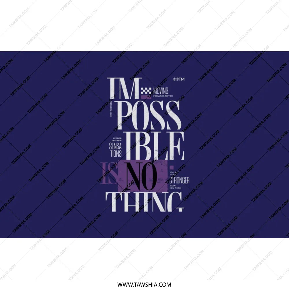 Motivational Impossible Is Nothing Inspirational product