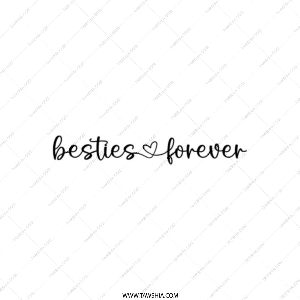 Besties Forever Pocket Mirror, Friend Gift, Compact Mirror, Best Friend Gift, Friendship Gift, Pocket Mirror for Best Friend - Tawshia