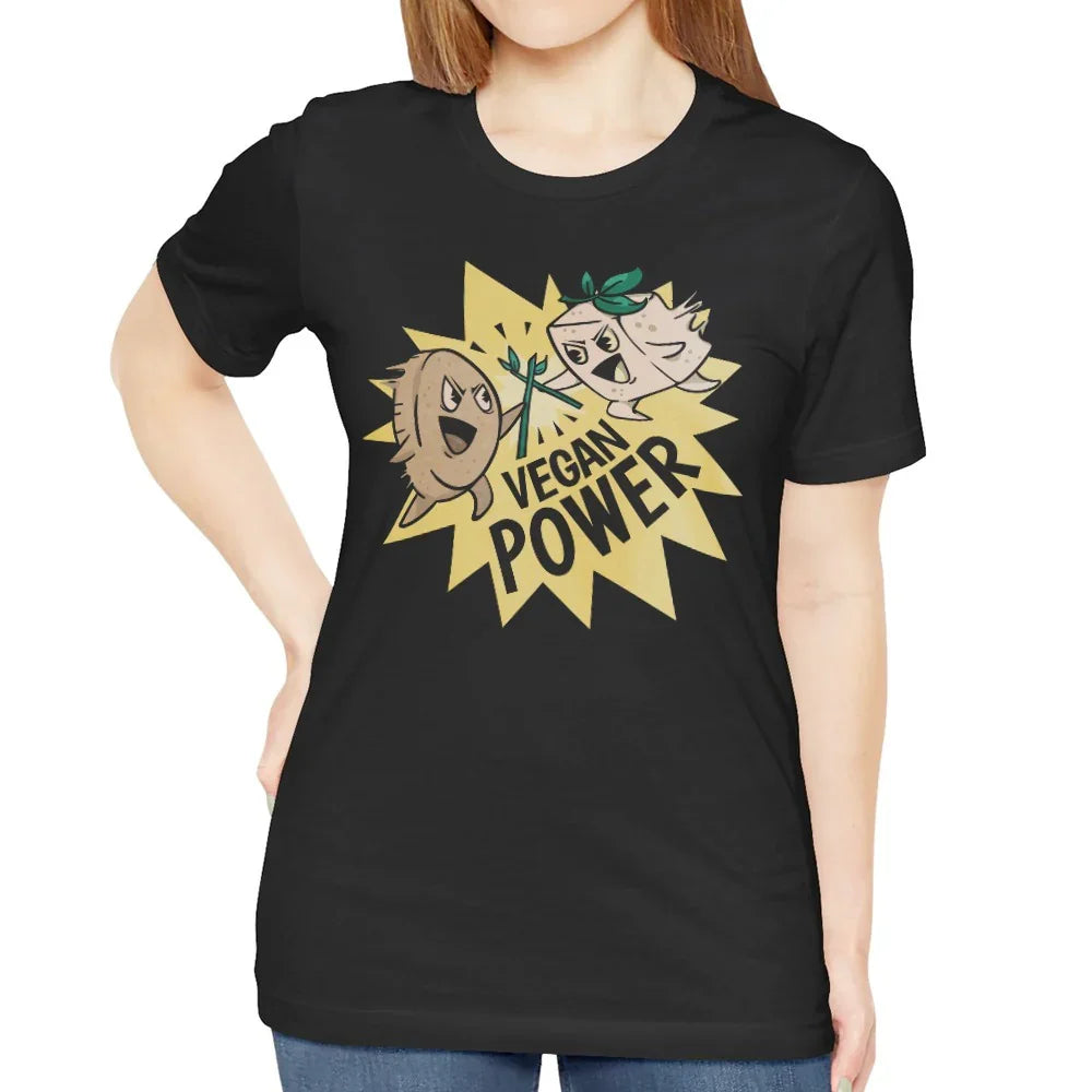 Vegan Power Graphic Tee Shirt product type