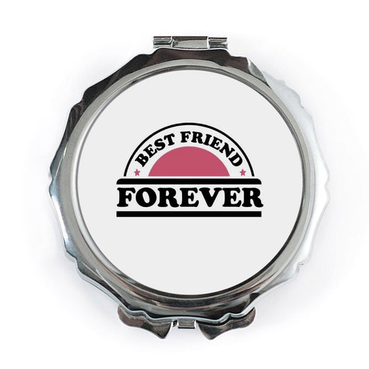 Best Friend Forever Pocket Mirror, Friendship Gift, BFF Present, Compact Mirror, Birthday Gift, Travel Mirror, Makeup Mirror - Tawshia
