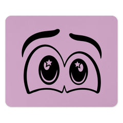 Starry Eyed Mouse Pad, Kawaii Style, Computer Accessory, Cute Office Decor, Whimsical Design, Gift Idea - Tawshia