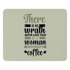 Wrath Of Woman Mouse Pad, Coffee Lover, Funny Quote, Unique Gift Idea, Novelty Mousepad, Office Decor, For Her, Sarcastic, Woman Gift - Tawshia