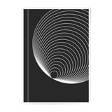 Abstract Circle Photographic Print, Modern Wall Art, Geometric Art Print, Minimalist Home Decor, Black and White Photo Print, Wall Decor - Tawshia
