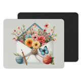 Beautiful Floral Envelope and Butterfly Mousepad product