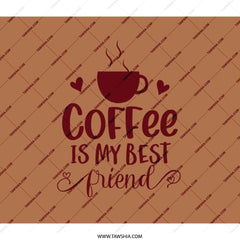 Coffee is My Best Friend Backpack, Coffee Lover Gift, Coffee BackPack, Cute Backpack, Aesthetic Backpack, Coffee Addict Gift - Tawshia