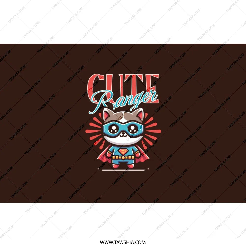 Cute Ranger Superhero Cartoon Graphic product type