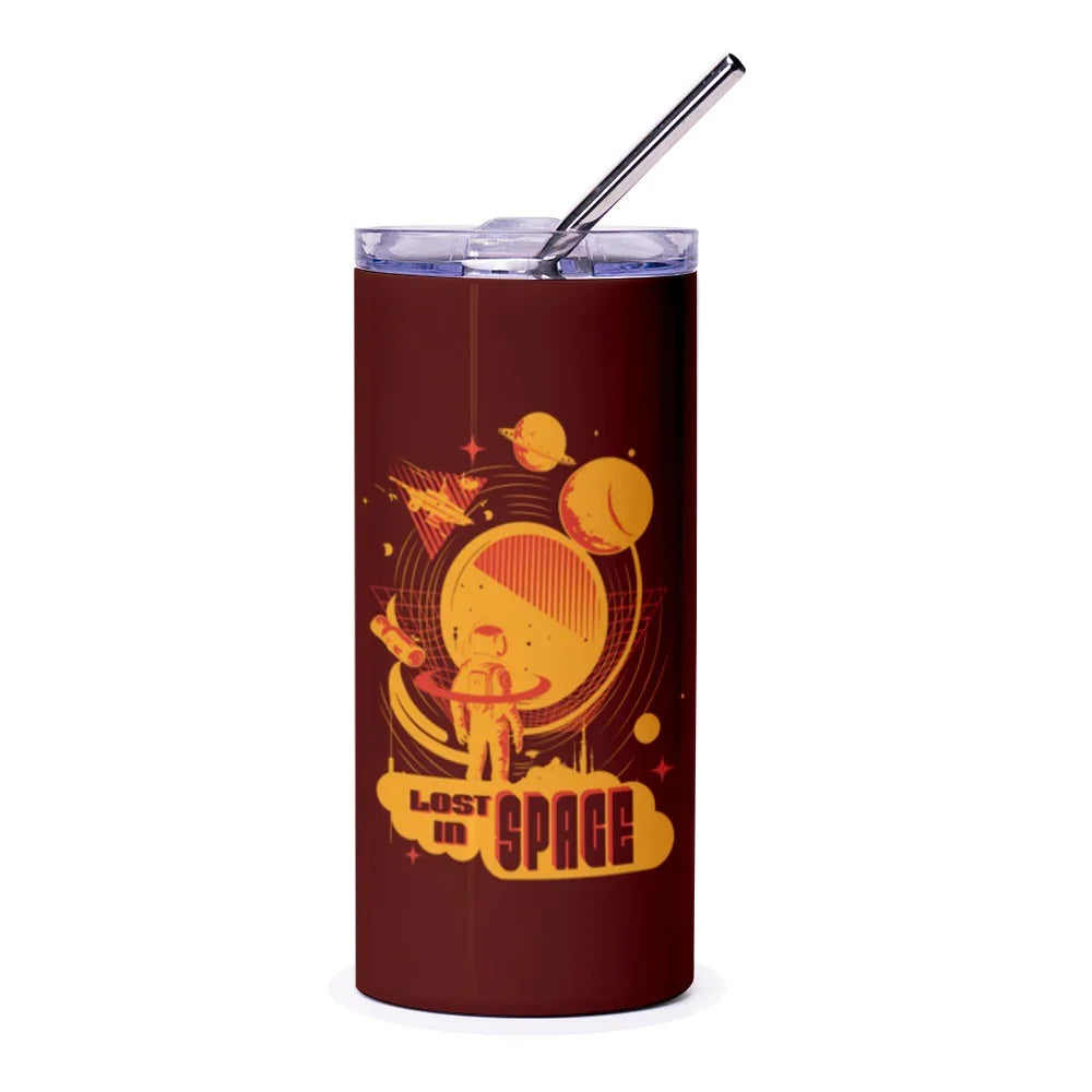 Lost in Space Retro Space Art Travel Tumbler product type