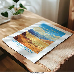 Death Valley California Photographic Print, Desert Landscape Art, Southwest Wall Decor, National Park Poster, Nature Photography, Travel Art - Tawshia