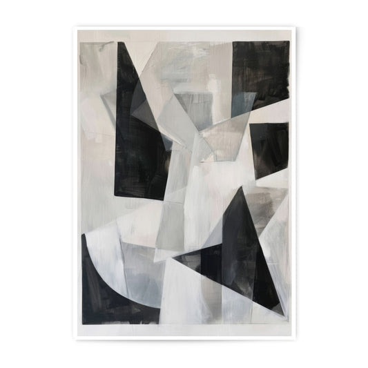 Abstract Geometric Photographic Print, Black and White Art, Modern Art Print, Wall Decor, Home Decor, Minimalist Print - Tawshia