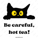 Black Cat Mug, Funny Cat Lover Gift, Hot Tea Mug, Kitten Mug, Coffee Mug, Cute Mug, Cat Mom Gift, Cat Dad Gift, Unique Mugs, Pet Mug - Tawshia
