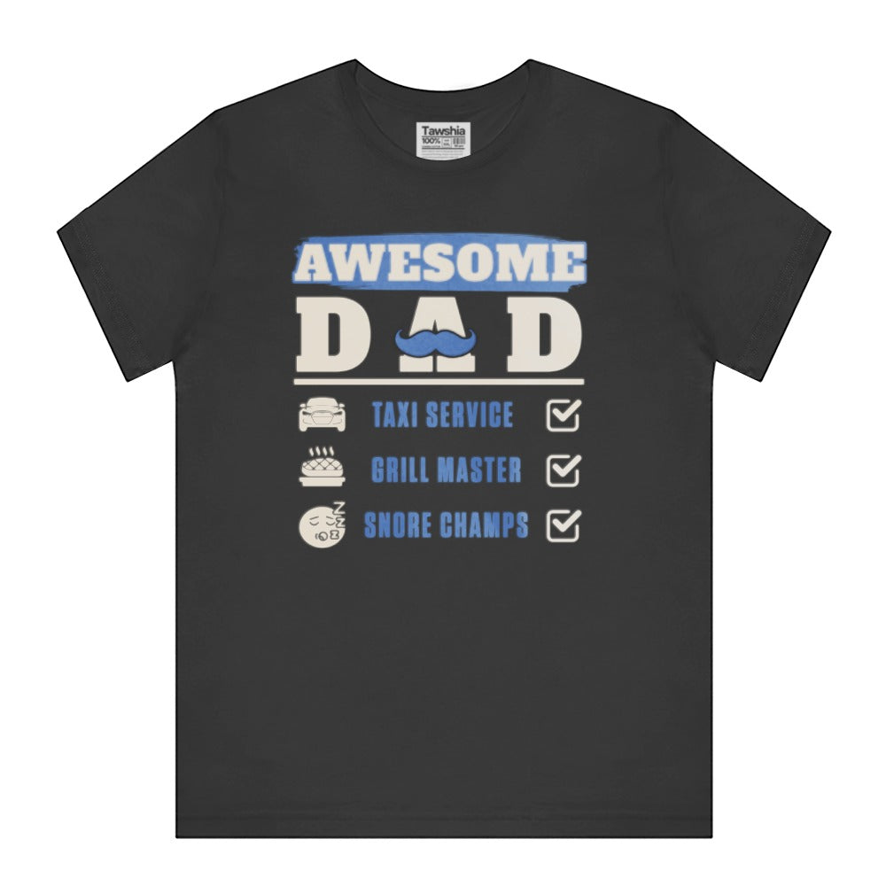 Awesome Dad Funny Checklist Design T-Shirt product type