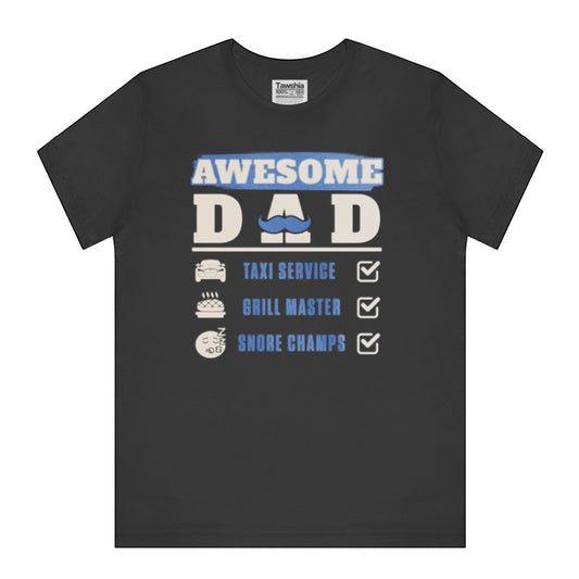 Awesome Dad Funny Checklist Design T-Shirt product type