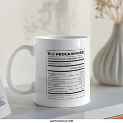 PLC Programmer Information Facts Mug product