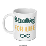 Gaming For Life Mug, Gamer Gift, Unique Gamer Mug, Video Game Mug, Funny Mug, Gift for Gamers, Game Lover, Gamer Decor, Gamer - Tawshia