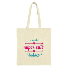 Super Cute Babies Tote Bag, Funny Mom Tote, Mother's Day Gift, New Mom Bag, Baby Shower Gift, Pregnancy Announcement Tote, Gift for Moms - Tawshia