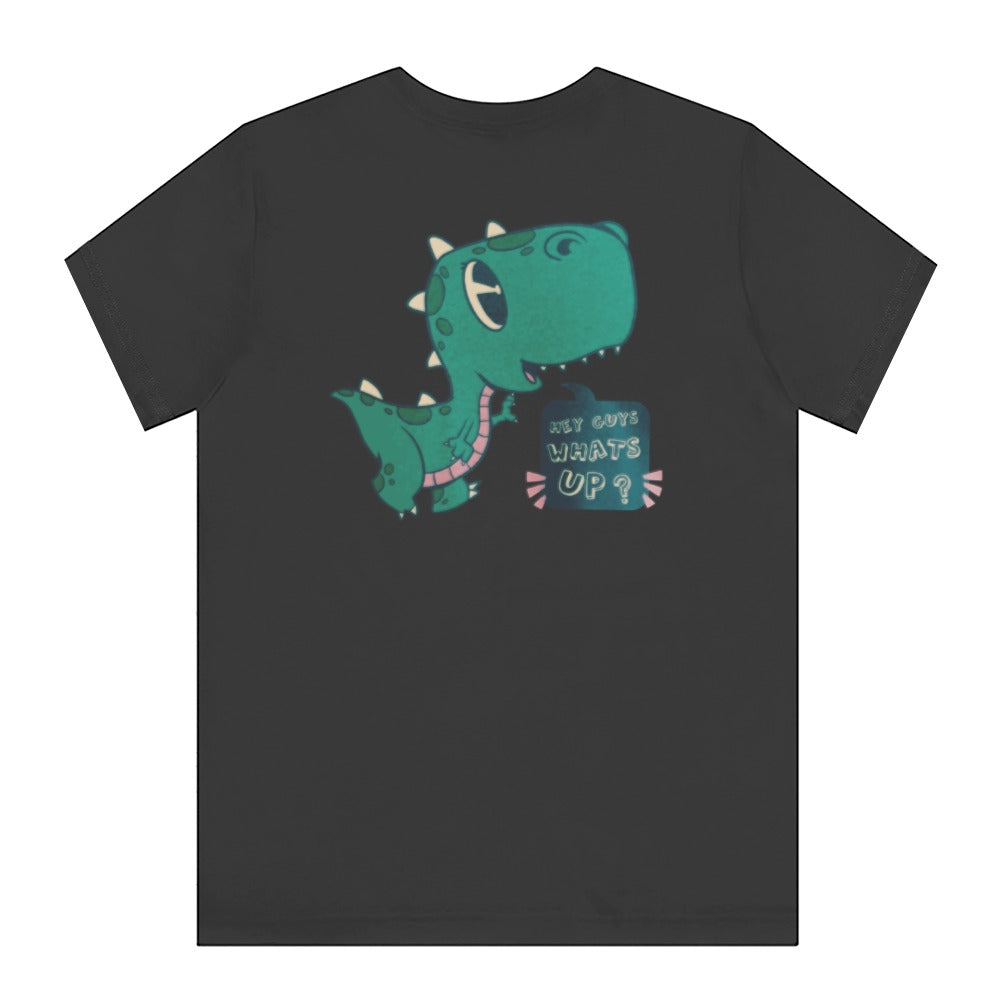 Cute Dinosaur What's Up Graphic Design Shirt product type