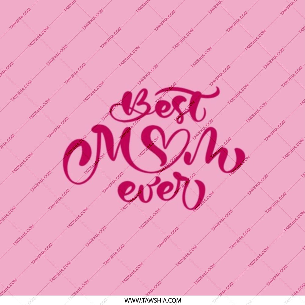 Best Mom Ever Pocket Mirror, Mothers Day Gift, Pink Compact Mirror, Purse Mirror, Mom Birthday Present, Makeup Mirror for Women - Tawshia