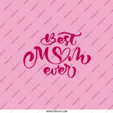 Best Mom Ever Pocket Mirror, Mothers Day Gift, Pink Compact Mirror, Purse Mirror, Mom Birthday Present, Makeup Mirror for Women - Tawshia