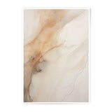 Abstract Art Photographic Print, Beige and Brown Fluid Design, Modern Home Decor, Wall Art Print, Elegant Artwork - Tawshia
