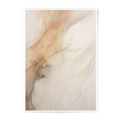 Abstract Art Photographic Print, Beige and Brown Fluid Design, Modern Home Decor, Wall Art Print, Elegant Artwork - Tawshia