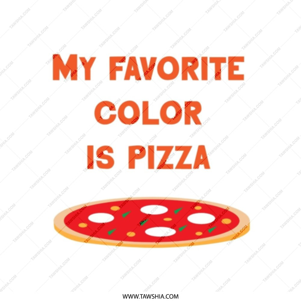 Pizza Tote Bag, My Favorite Color Is Pizza, Funny Pizza Lover Gift, Foodie Tote, Pizza Design Bag, Novelty Bag, Carry All Bag - Tawshia