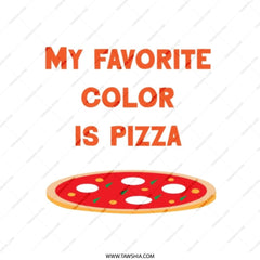 Pizza Tote Bag, My Favorite Color Is Pizza, Funny Pizza Lover Gift, Foodie Tote, Pizza Design Bag, Novelty Bag, Carry All Bag - Tawshia
