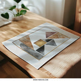 Abstract Geometric Art Photographic Print, Modern Shapes Wall Decor, Contemporary Home Art Print, Minimalist Design Artwork - Tawshia