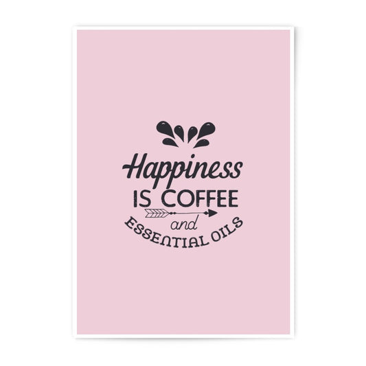 Happiness Coffee Oil Photographic Prints, Kitchen Prints, Coffee Lover Gift, Minimalist Art Prints, Home Decor, Office Prints - Tawshia