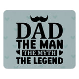 Dad The Man MousePad, Fathers Day Gift Idea, Funny Dad Mouse Pad, Unique Dad Gift, Office Decor, Gift for Him, Legendary Dad Mouse Pad - Tawshia