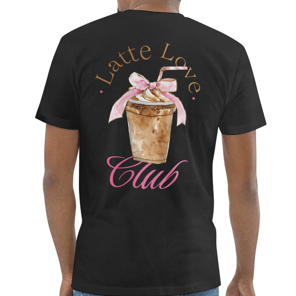 Latte Love Club Black Graphic Tee product