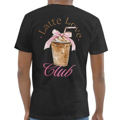 Latte Love Club Black Graphic Tee product