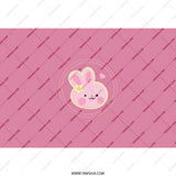 Cute Bunny Tumbler, Pink Rabbit Tumbler, Kawaii Easter Tumbler, Floral Bunny, Bunny Lover Gift, Pastel Tumbler, Animal Design Tumbler - Tawshia