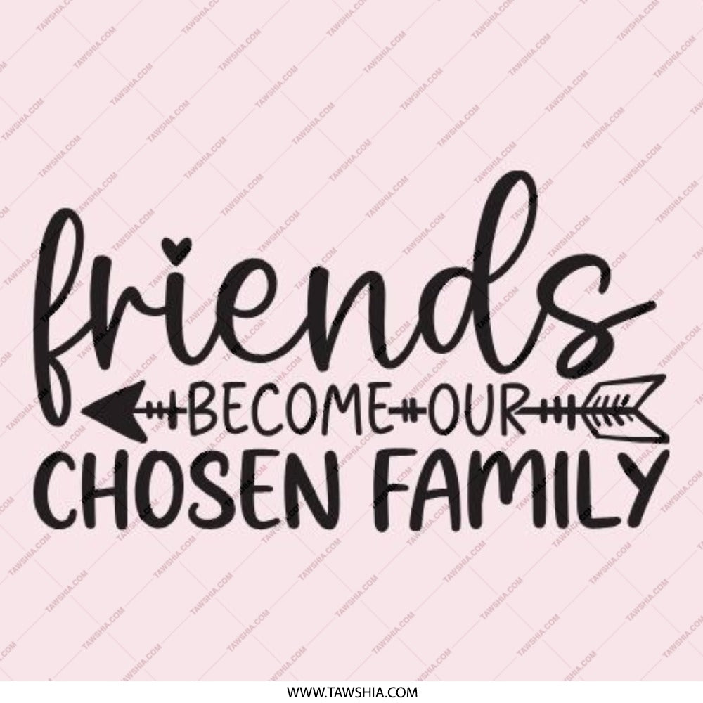 Friends Chosen Family Pinback Button, Friendship Gift, Best Friend, Unique Pin, Gifts For Friends, Friend Quotes Button, Button Pin - Tawshia