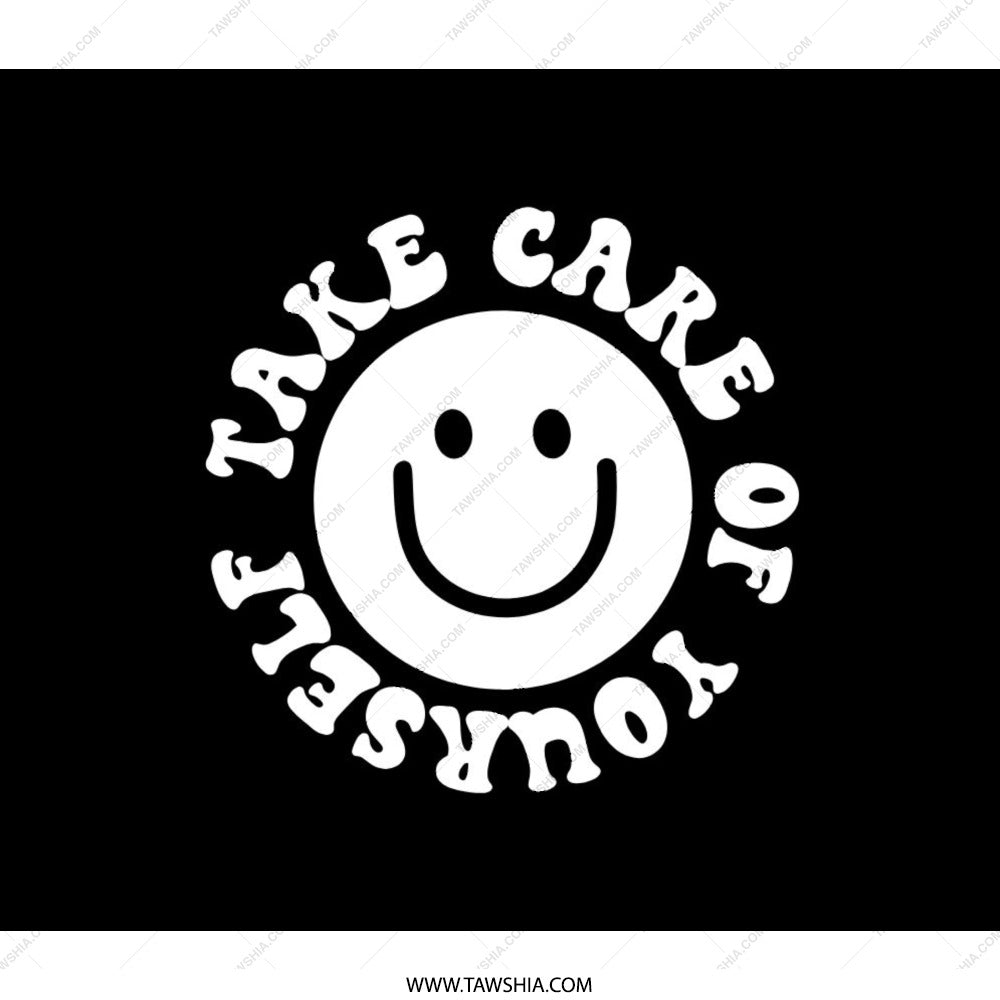 Take Care Backpack, Smiley Face Backpack, Positive Vibes Bag, Self Care BackPack, Gift for Students, Laptop BackPack, Trendy Backpack - Tawshia