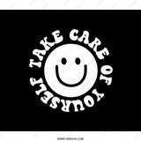 Take Care Backpack, Smiley Face Backpack, Positive Vibes Bag, Self Care BackPack, Gift for Students, Laptop BackPack, Trendy Backpack - Tawshia