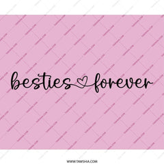 Besties Forever Mouse Pad, Friendship Gift, Cute Desk Decor, BFF Gift Idea, Desk Accessories, Best Friend Present - Tawshia