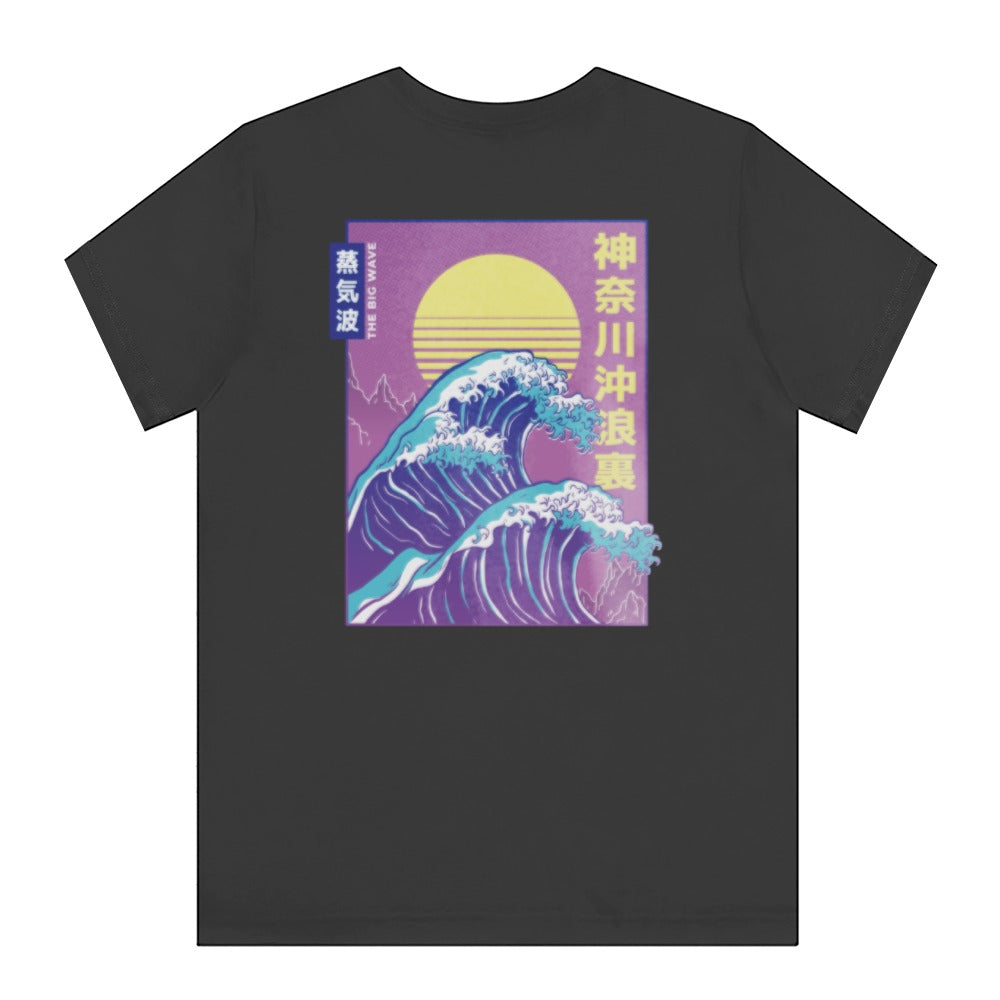 Retro Japanese Wave Sunset Graphic T-Shirt product type
