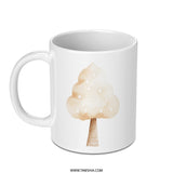 Watercolor Tree Mug, Aesthetic Coffee Cup, Nature Lover Gift, Unique Tree Design, Whimsical Tree Art Mug SKU: MG10004213 - Tawshia