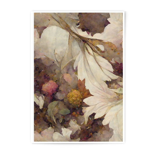 Floral Photographic Print, Watercolor Flowers Art, Botanical Wall Decor, Elegant Home Decor, Floral Photography - Tawshia