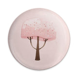 Pink Cherry Blossom Tree Pinback Button, Watercolor Floral Pin, Cute Tree Button Badge, Nature Lover Gift, Botanical Accessory - Tawshia